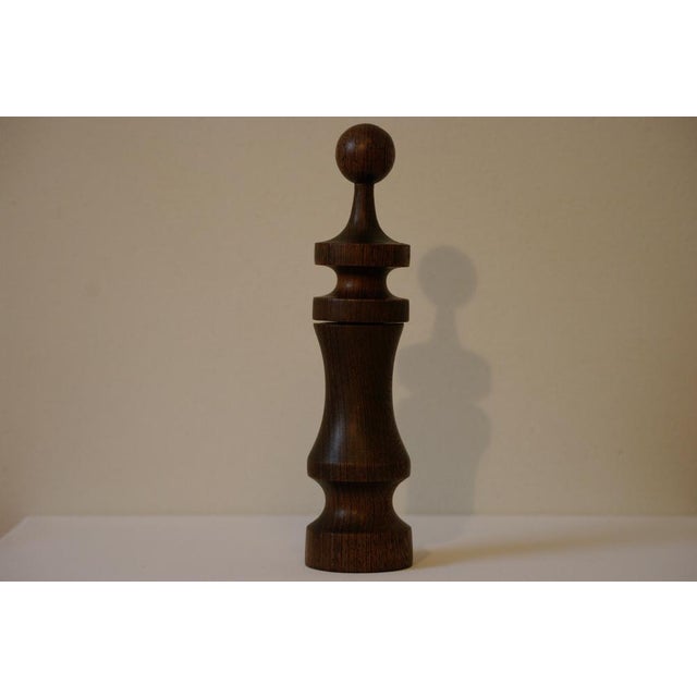 Vintage Wenge Wood Pepper Mill from Laurids Lonborg, Denmark, 1960s For Sale - Image 3 of 12