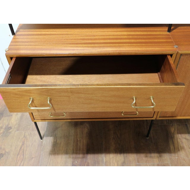 Mid Century Modern Vintage Display China Cabinet by Vanson For Sale In Greensboro - Image 6 of 15