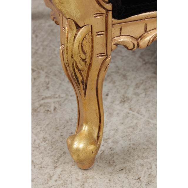 Pair of Pama Louis XV Style Gold Benches For Sale - Image 13 of 15