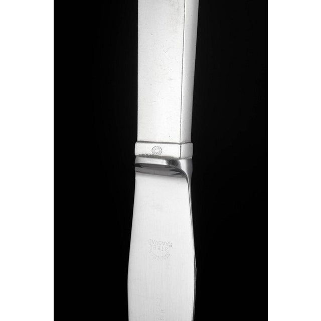 1940s Parallel Lunch Knives by Oscar Gundlach-Pedersen for Georg Jensen, 1940s, Set of 4 For Sale - Image 5 of 6