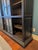 2010s Bramble Co Distressed Mahogany Black Bookshelf With Sliding Glass Doors For Sale - Image 5 of 15