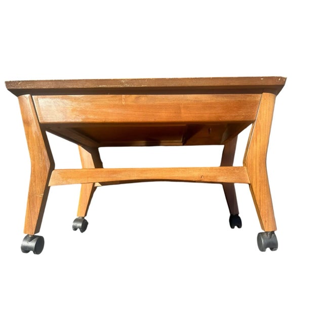 1960s 1960s Vintage Mid Century Modern Single Drawer End Table by Mersman For Sale - Image 5 of 8