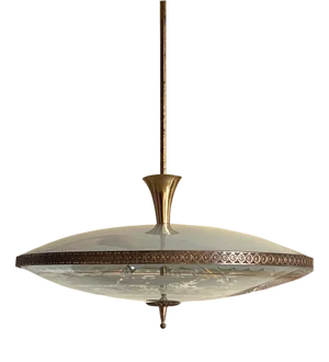 Mid-Century Modern Italian Pendant by Pietro Chiesa, 1950s