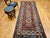 Antique Caucasian Kazak Runner, Handwoven Wool, Medallion Geometric Design, 4' x 10' For Sale - Image 9 of 18