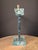 Late 20th Century Late 20th Century Signed Uda Yehuda Parmat Studio Art Glass Menorah Iridescent Fused Dreidel For Sale - Image 5 of 17