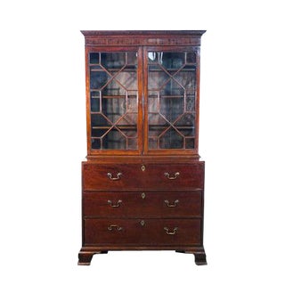 George III Secretaire with Bookshelves, England, 1700s For Sale