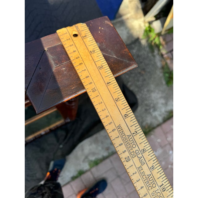 Brown 1940s Mahogany Federal Mirror For Sale - Image 8 of 9