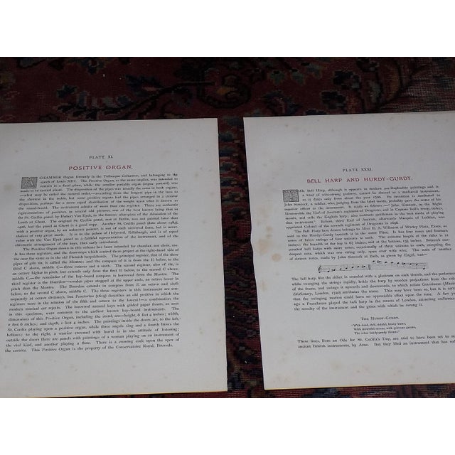 Brown Antique 19th C. Ltd. Ed. Lithographs of Important Antique Musical Instruments - Set of 9 For Sale - Image 8 of 18