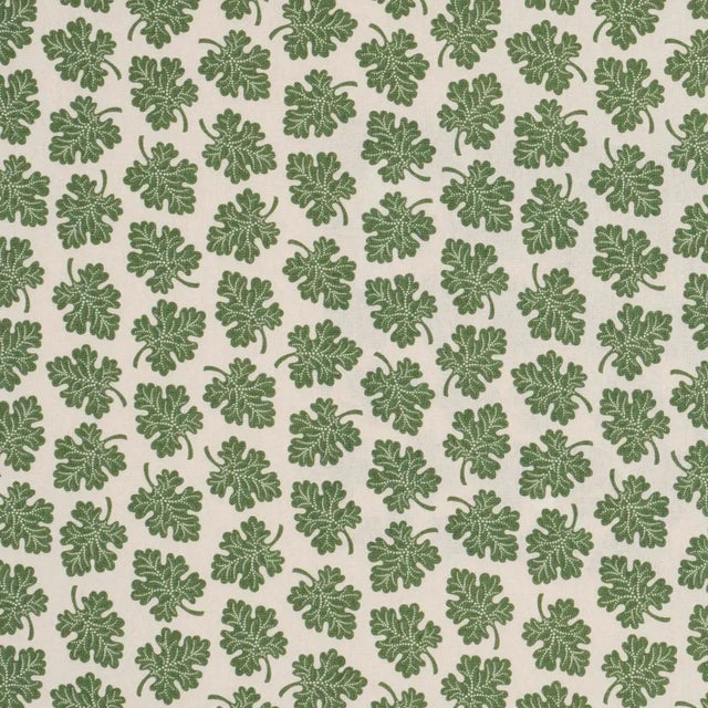 SAMPLE - Schumacher X Rita Konig Olive Fabric In Green For Sale