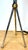 Modern French Modern Brass & Steel Tripod Lamp, Attributed to Jacques Adnet For Sale - Image 3 of 12