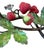 English Vintage Italian Hand Painted Tole Strawberry Candle Holders / Botanical Floral Candlesticks, a Pair For Sale - Image 3 of 9