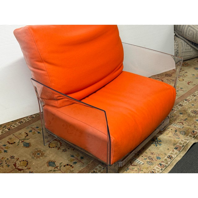 Piero Lissoni for Kartell Pop Outdoor Armchair, Orange For Sale In San Francisco - Image 6 of 12