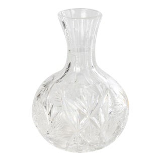 Mid 20th Century Cut Glass Carafe For Sale