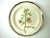 Antique early 19th c. pearlware plate decorated with a hand painted botanical specimen. Marked in red script on the back -...