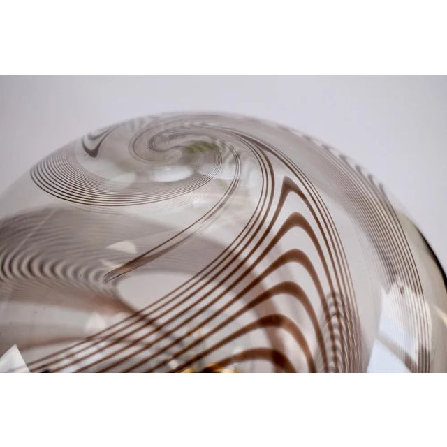 Brown Mid-Century Murano Table Lamp by Lino Tagliapietra For Sale - Image 8 of 18