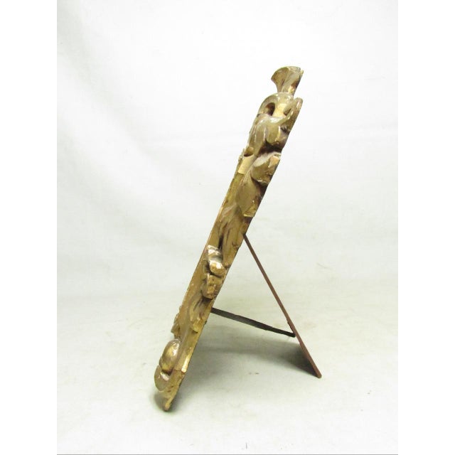 Gold Antique Italian Giltwood Photo Frame For Sale - Image 8 of 16