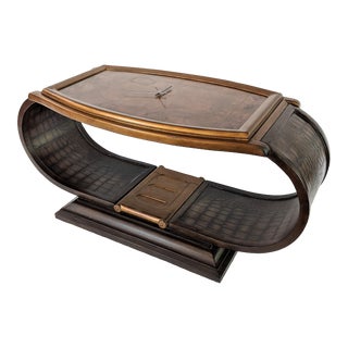 Vintage Wrist Watch Coffee Cocktail Table For Sale