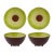 Bordallo Pinheiro Tropical Fruits Avocado Bowls 17 oz., Set of 4 For Sale In New York - Image 6 of 6