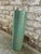 Transitional Tall Ribbed Pottery Vase, Turquoise For Sale - Image 3 of 13