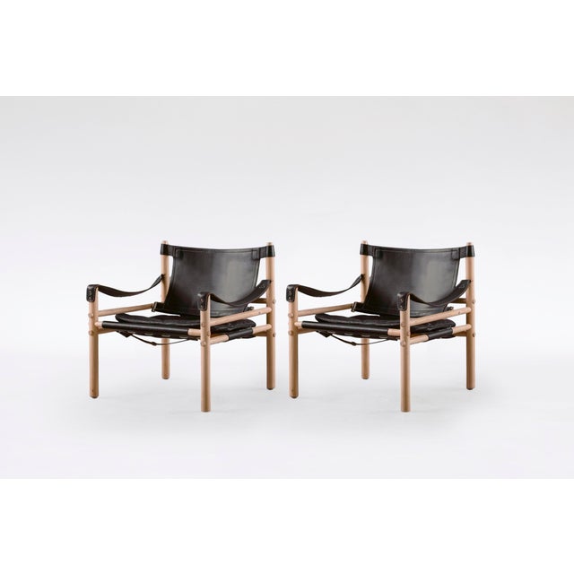 Vintage Scirocco Safari Armchairs by Arne Norell for Arne Norell Ab, 1960s Set of 2 For Sale - Image 6 of 6