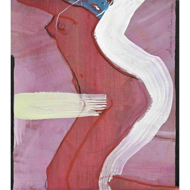 Anastasia Kurakina, Morning Lines, Watercolor, 2016 For Sale - Image 3 of 3