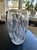 Mid 20th Century Tall Crystal Flower Vase For Sale - Image 5 of 9