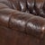 Pair of Vintage Brown Leather Chesterfield Club Chairs From Denmark For Sale - Image 6 of 14