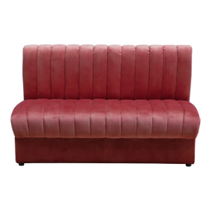 Matthew Izzo Home Estelle Berry Velvet Straight Banquette Sofa
