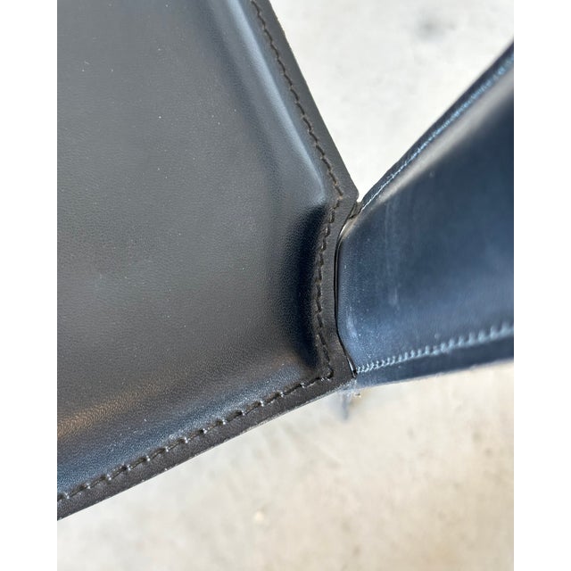 Leather Chairs by Cidue, 1970s, Set of 4 For Sale - Image 12 of 17
