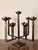 Vintage Brass Brutalist 9 Candle Candleabra 18 X 18 X 18, in the Style of Pieter Adam For Sale - Image 10 of 11