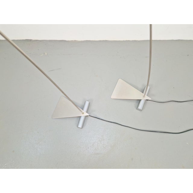 Postmodern Arch Metal Reading Floor Lamps from Hala Zeist, 1980s, Set of 2 For Sale - Image 12 of 14