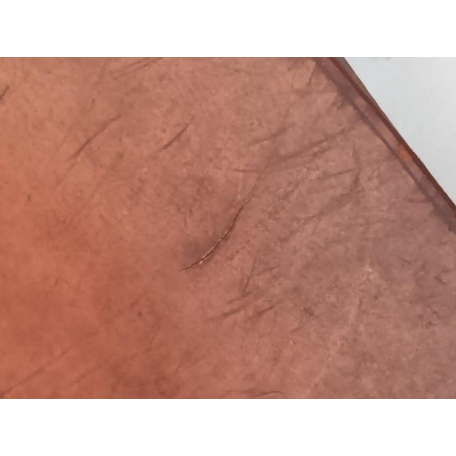 Spanish Wood and Leather Chair, 1960s For Sale - Image 9 of 10