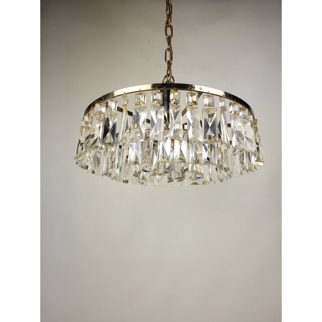 Crystal Chandelier, 1970s For Sale - Image 6 of 14