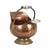 Antique Copper Helmet-Shaped Coal Scuttle with Lion Heads and Delft Ceramic Details For Sale - Image 3 of 15