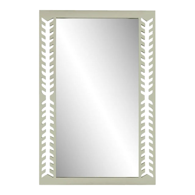 Fleur Home Audubon Spruce Rectangle Mirror in Mizzle, 30x40 For Sale