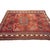 Textile 1900s Red Vibrant Field Antique Caucasian Tribal Geometric Akstafa Kazak Rug For Sale - Image 7 of 9