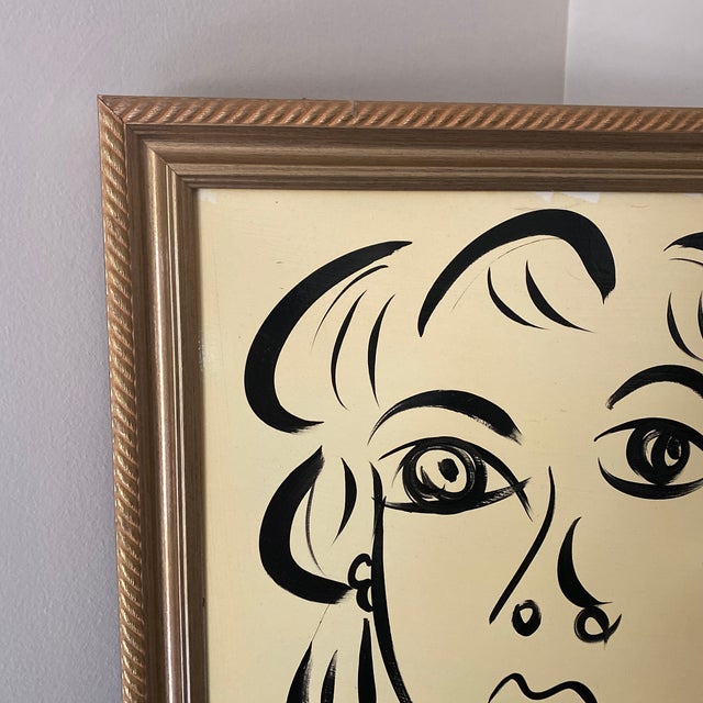 original painting by Peter Keil. Acrylic on board. Artist signed lower right-hand side. Striking statement as a stand...