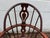Vintage Windsor-Style Hoop-Back Rush Seat Armchair For Sale - Image 4 of 15