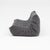 Mid-Century Modern Vintage Ligne Roset Togo 3-Seater in Graphite Mélange Bouclé - Restored European Original For Sale - Image 3 of 17