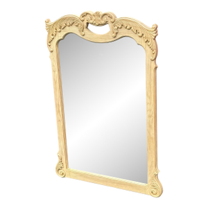 Lexington Bleached Oak Carved Wall Mirror