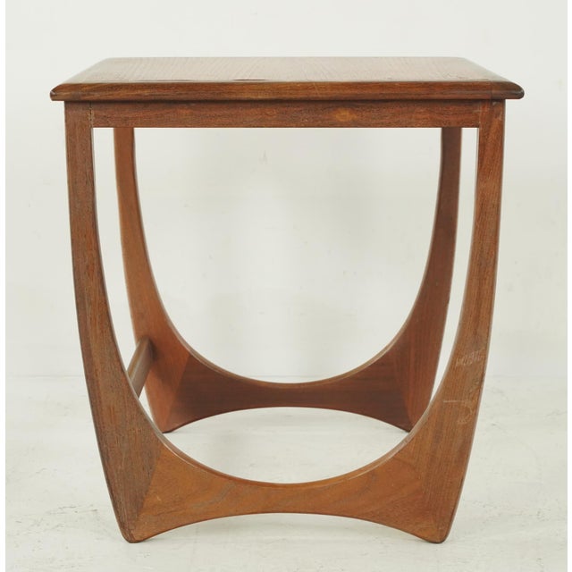 Set of 1960s G-Plan Astro Teak Nesting Tables-Unmarked For Sale - Image 11 of 11