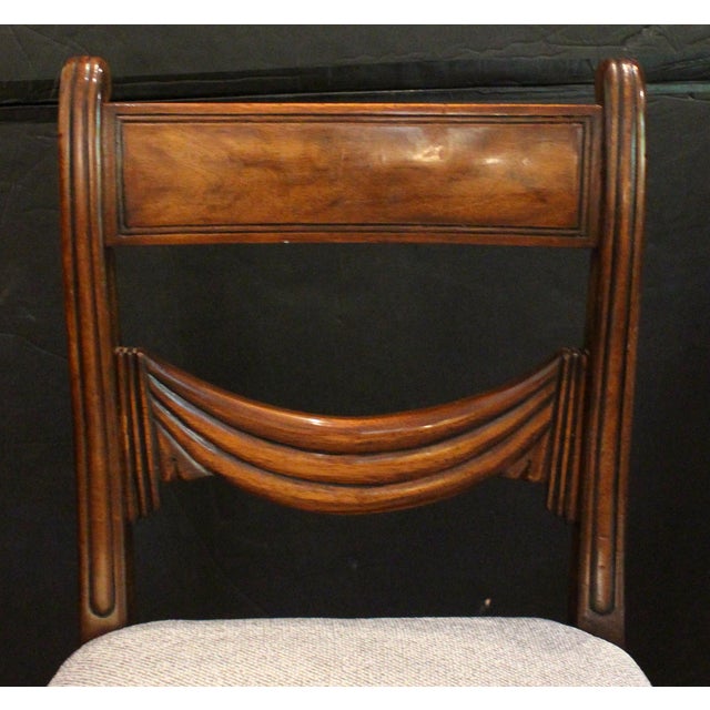 Circa 1830 William IV Set of 8 Dining Chairs For Sale In Raleigh - Image 6 of 8