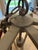Contemporary Crate & Barrel Braden Grey Wood Orb Pendant Light by Currey For Sale - Image 3 of 7
