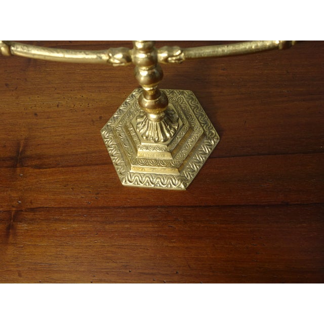 Seven-Branch Candleholder in Gilded Brass from Wainberg, 1960s For Sale - Image 10 of 15