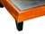 Brown Black Geometric Pattern Square Block Legs Coffee Table For Sale In San Francisco - Image 6 of 10