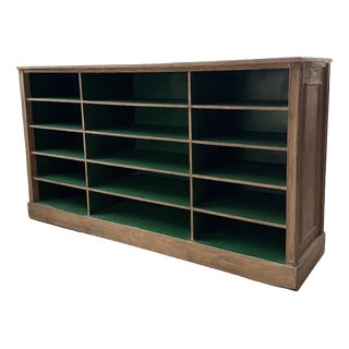 Oak Cabinet with Compartments and Shelves, 1900s For Sale