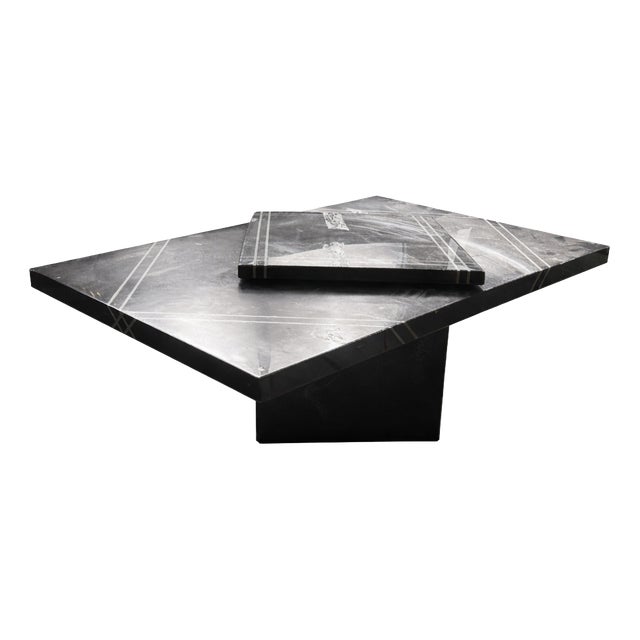 Lacquered Bar Coffee Table by Guy Lefèvre, 1970s For Sale