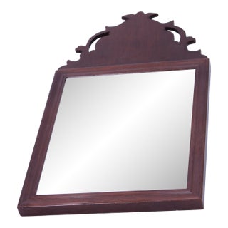1980s Virginia Metalcrafters Old Sturbridge Village Chippendale Style Small Mirror For Sale