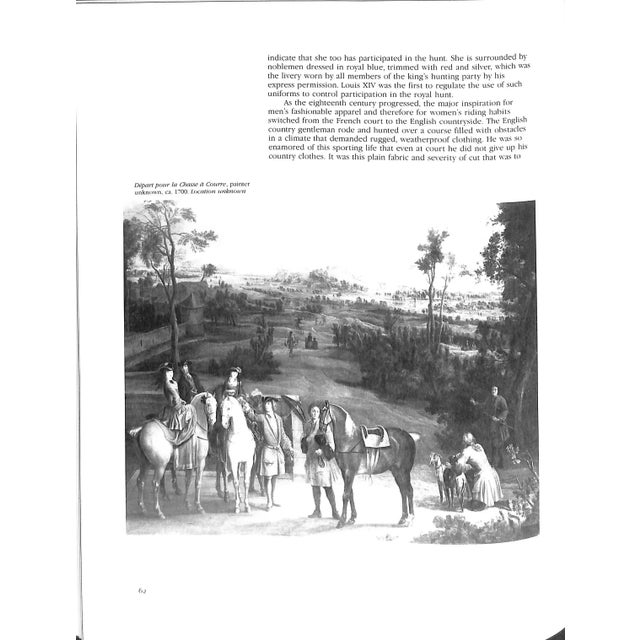 Paper "Man and the Horse: An Illustrated History of Equestrian Apparel" 1984 Mackay-Smith, Alexander, Druesdow, Jean R., & Ryder, Thomas For Sale - Image 7 of 12