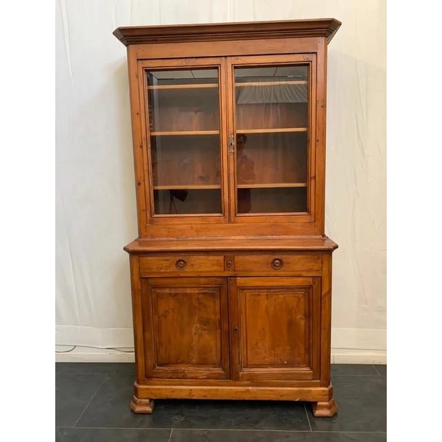 Antique Italian Pinewood Cabinet For Sale - Image 6 of 6